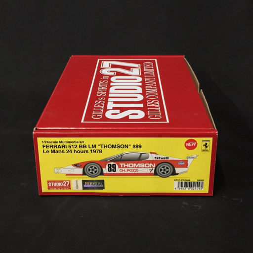 STUDIO27 1:24 マルチメディアキット フェラーリ 512 BB LM THOMSON #89 LeMans 24hours 1978