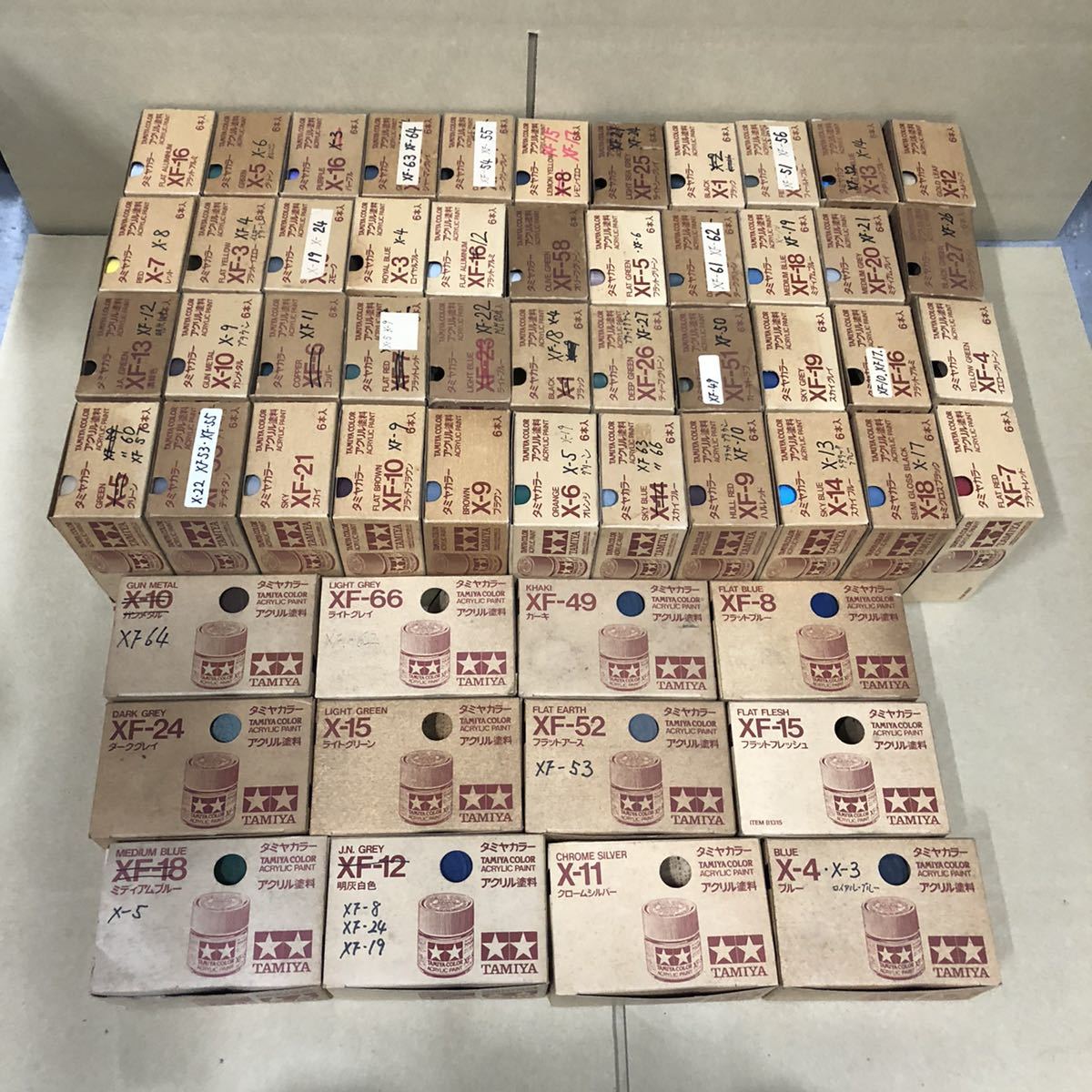 タミヤ アクリル塗料 タミヤカラー 長期保管品 大量 まとめて プラモデル