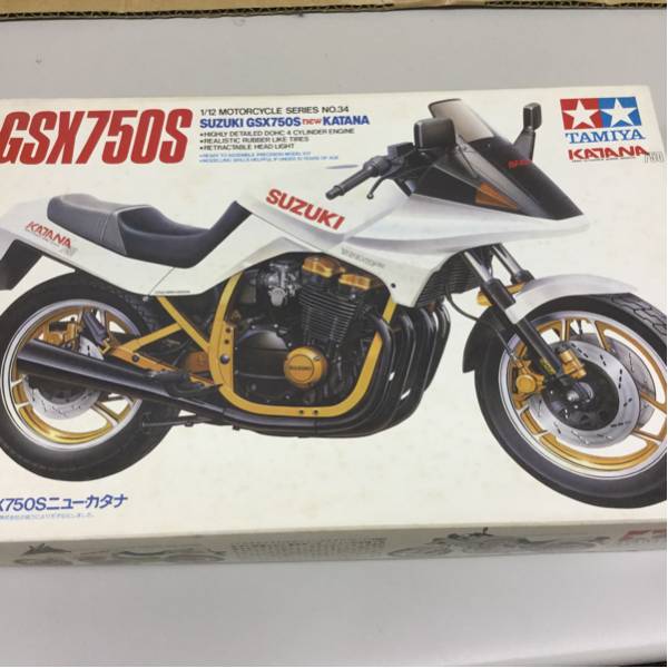 タミヤ 1 12 No.34 スズキ GSX750Sニュー・カタナ